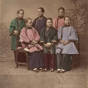 Filles de Shanghai, 1870s. Creator: Unknown