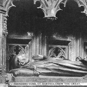Founders Tomb, St Bartholomew the Great, early 20th century