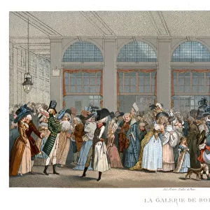 The Galerie de Bois, Paris, 1787, (1885). Artist: Urrabieta