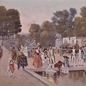 In The Garden of the Tuileries, 1896