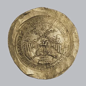 Gold coin of the Tsar Alexis I Mikhailovich of Russia, Between 1645 and 1672. Artist: Numismatic, Russian coins