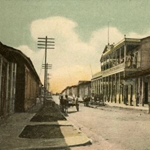 Guantanamo - Calle Calixto Garcia, 1907. Creator: Unknown