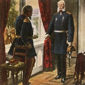 King Wilhelm and Emperor Napoleon after the Battle of Sedan, 2 September 1870, (1936)