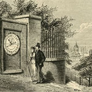 The Magnetic Clock, Greenwich Observatory, c1840, (c1878). Creator: Unknown