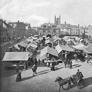 Market-Place, Peterborough, c1896. Artist: H Marriott
