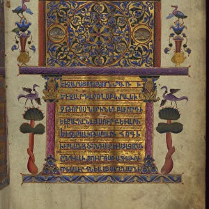 Miniature from the Toros Roslin Gospels, 1262