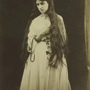 Mnemosyne (Marie Spartali, 1844-1927), 1868. Creator: Julia Margaret Cameron (British, 1815-1879)
