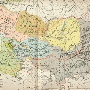 The Mongolian Empire from 12th-15th Century, c1903, (1904)