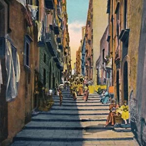 Napoli - Pallonetti Santa Lucia, c1900. Creator: Unknown