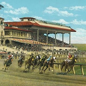 New Club House and Grand Stand, Agua Caliente Jockey Club, c1939