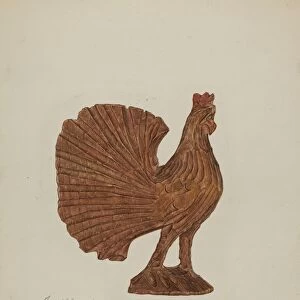 Pa. German Toy Rooster, c. 1939. Creator: Frank Budash
