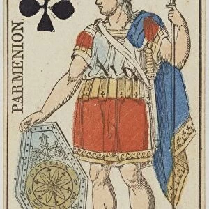 Parmenion. From: Cartes de tete d un jeu au portrait de l Empire, 1811. Creator: Gatteaux
