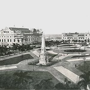 Plaza de la Victoria, Buenos Aires, Argentina, 1895. Creator: Unknown