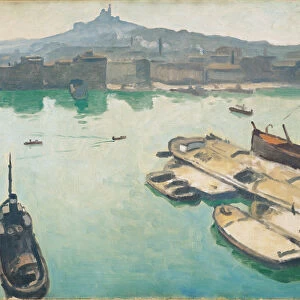 Port of Marseilles, 1916. Artist: Marquet, Pierre-Albert (1875-1947)