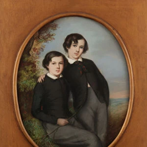 Portrait of J. McNeill Whistler and His Brother William (Dr. William Whistler), 1847