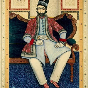 Portrait of Naser al-Din Shah Qajar (1831-1896), 1850s