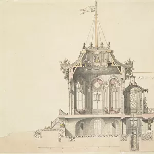 Project for a Chinese Pavillion, n. d Creator: Michel Barthelemy Hazon