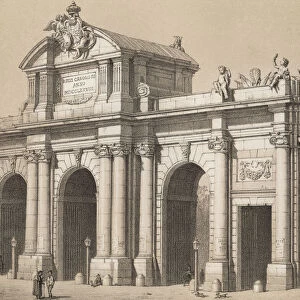 Puerta de Alcala in Madrid, built by order of King Charles III, first opened in 1778