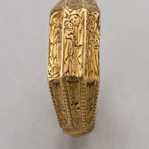 Ring with the Virgin and Child and Saints Margaret and Catherine, England, c. 1425-c