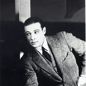 Rudolph Valentino (1895-1926), film actor born in Italy