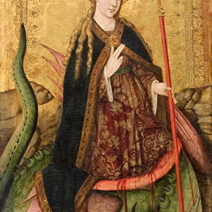 Saint Margaret, ca 1455. Artist: Rexach, Juan (active 1431-1482)