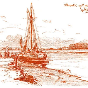 A Sketch at Walberswick, 1899