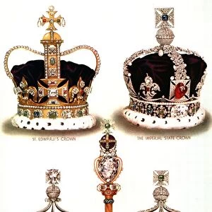 Symbols of Imperial Majesty, c1935. Artist: George John Younghusband