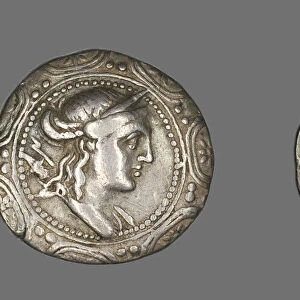 Tetradrachm (Coin) Depicting the Goddess Artemis Tauropolis, 158-149 BCE