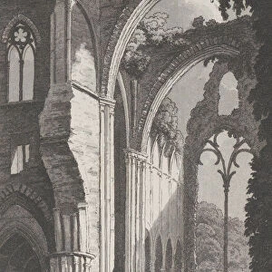 Tintern Abbey, from "Remarks on a Tour to North and South Wales, in the year 1797", January 1, 1800. Creator: John Hill