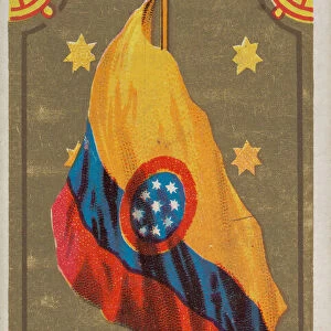 United States of Columbia, from Flags of All Nations, Series 1 (N9) for Allen &