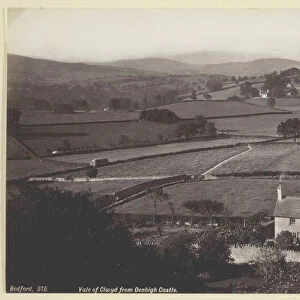 Vale of Clwyd from Denbigh Castle, 1860 / 94. Creator: Francis Bedford