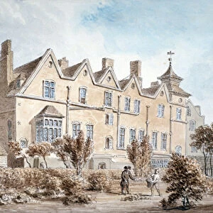 Back view of the Manor House on St Marylebone High Street, London, c1802