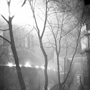London in the Blitz Temple Church air raid 2