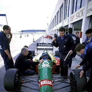 Formula One Testing: Gary Brabham tested a Benetton B188: Formula One Testing, Jerez, Spain, December 1988
