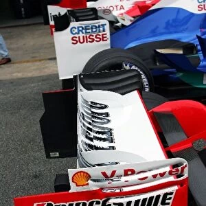 Formula One World Championship: Ferrari F2005 rear wing detail