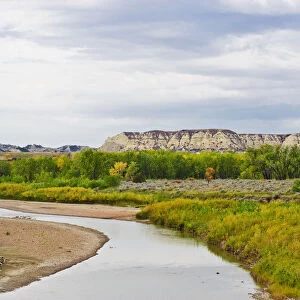 Little Missouri River West Of Medora; North Dakota, United States Of America