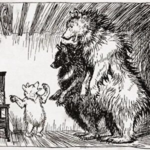 Somebody Has Been Lying In My Bed, And Here She Is. Illustration To Goldilocks And The Three Bears. From The Book English Fairy Tales Retold By F. a. Steel With Illustrations By Arthur Rackham, Published 1927