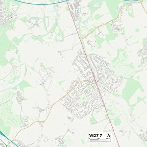 Hertsmere WD7 7 Map