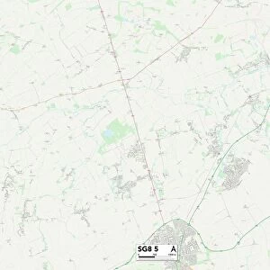 North Hertfordshire SG8 5 Map