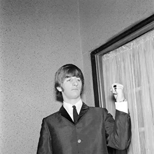 Beatles drummer Ringo Starr before the groups performance at the ABC Cinema in