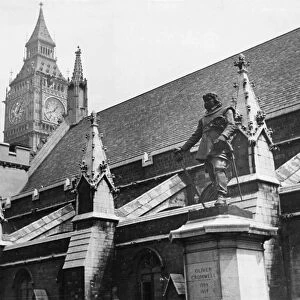 Big Ben and Westminster, pictured during the time of The Blitz over London