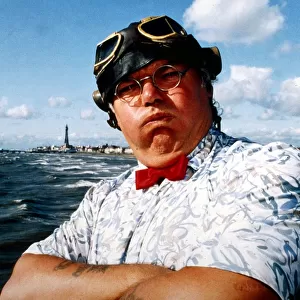 Comedian Roy Chubby Brown in Blackpool July 1993
