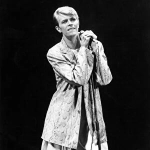 David Bowie performing. June 1978