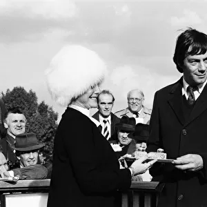 Henry Cecil, trainer of the winning horse Diesis, at the Dewhurst Stakes