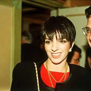 Liza Minnelli Film Actress / Singer with her boyfriend Billy