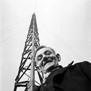 The Man who climbed to the top of television mast. Mr Frank Orr. D1188