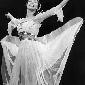 Margot Fonteyn dancing during gala performance at Theatre Royal - November 1959