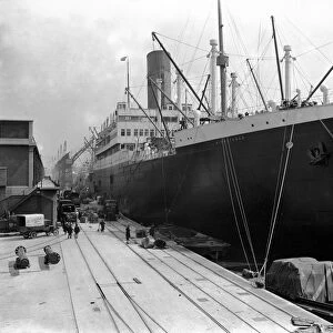 The passenger liner SS Minnetonka. 4th May 1924