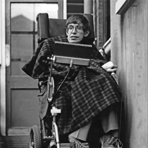 Professor Stephen Hawking, Cambridge December 1990