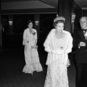 Queen Elizabeth II during her visit to Birmingham, the West Midlands for her Silver